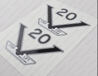 Wellcraft V20 Step Lift Decal Set of 2 x 6" Wellcraft V20 Step Lift Decal Set of 2 x 6"